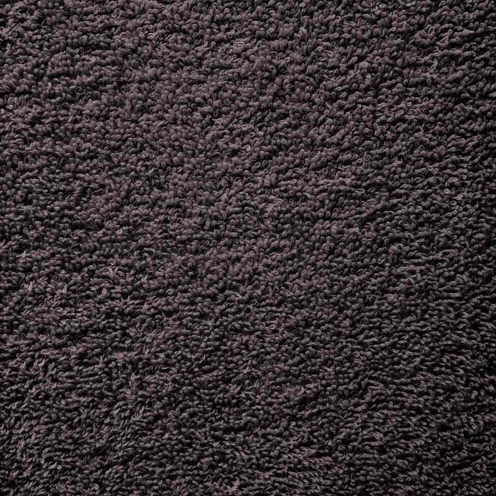 vidaXL Ręczniki, FROGN, 10 szt., antracytowe, 30x30 cm, 360 g/m²
