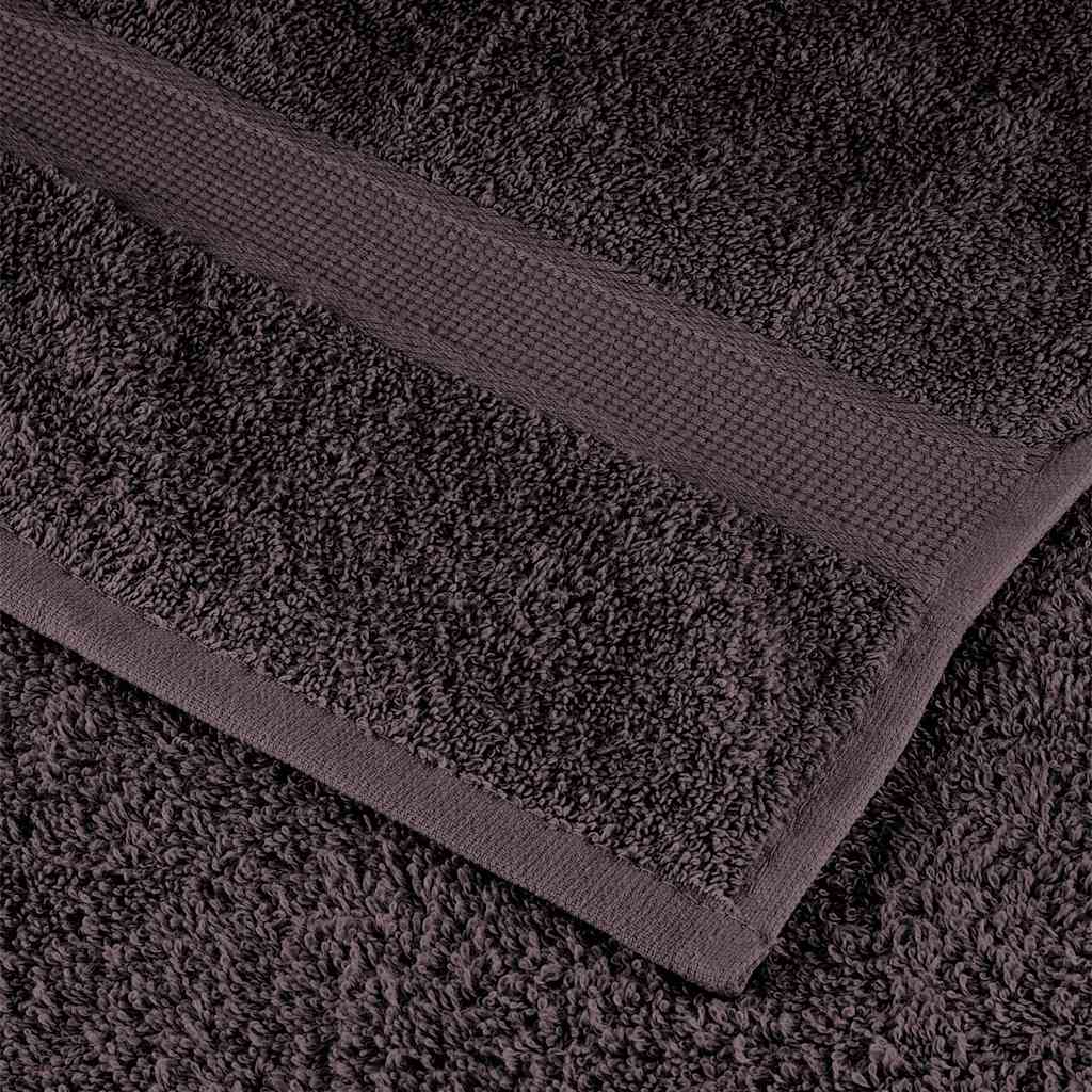 vidaXL Ręczniki do rąk, FROGN, 10 szt., antracyt, 50x100 cm, 360 g/m²