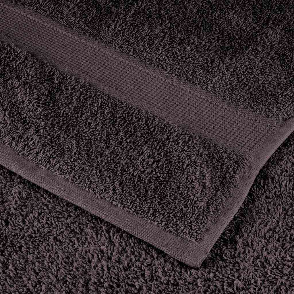 vidaXL Ręczniki, FROGN, 4 szt., antracyt, 100x200 cm, 360 g/m²