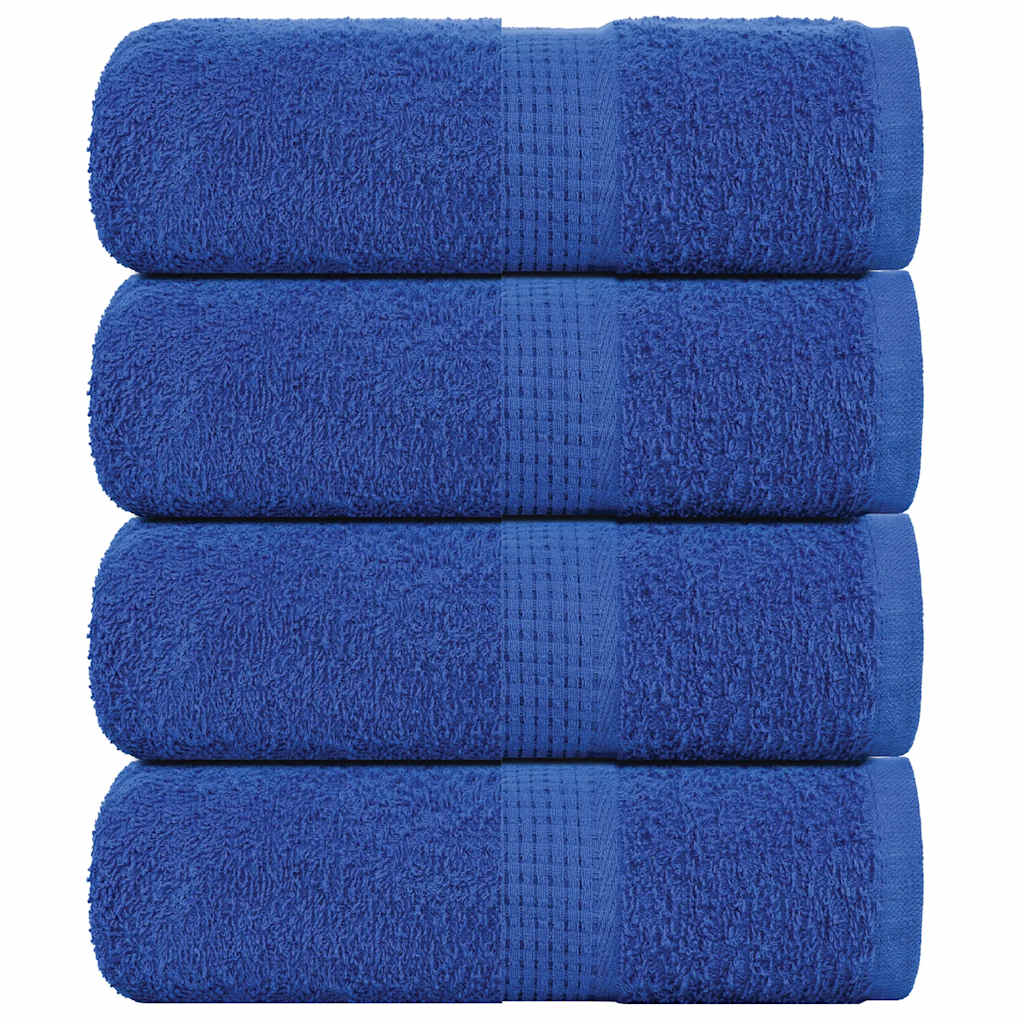 vidaXL Ręczniki, FROGN, 4 szt., niebieskie, 30x30 cm, 360 g/m²