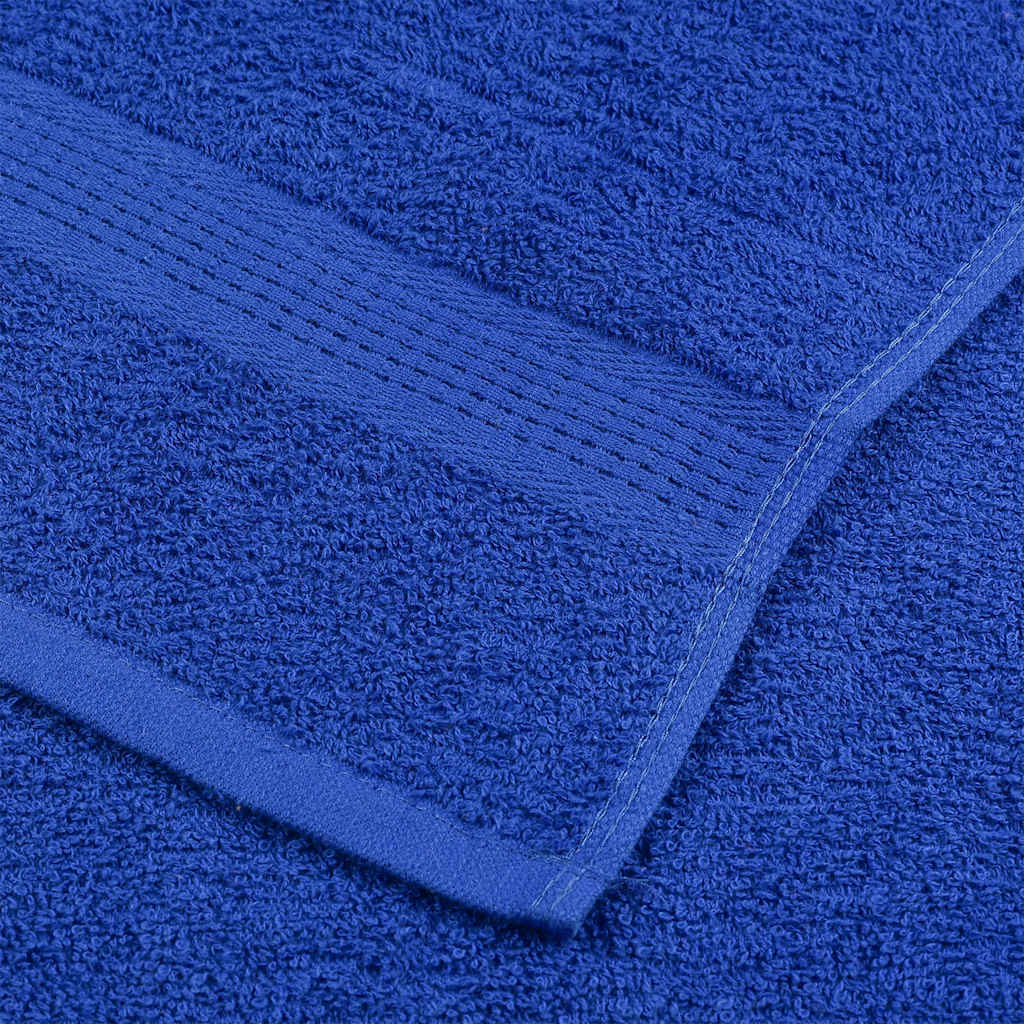 vidaXL Ręczniki kąpielowe, FROGN, 10 szt., niebieskie, 70x140 cm, 360 g/m²