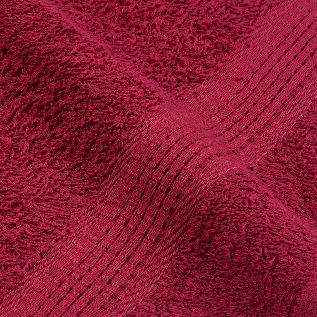 vidaXL Ręczniki do rąk, FROGN, 4 szt., Bordeaux 50x100 cm, 360 g/m²