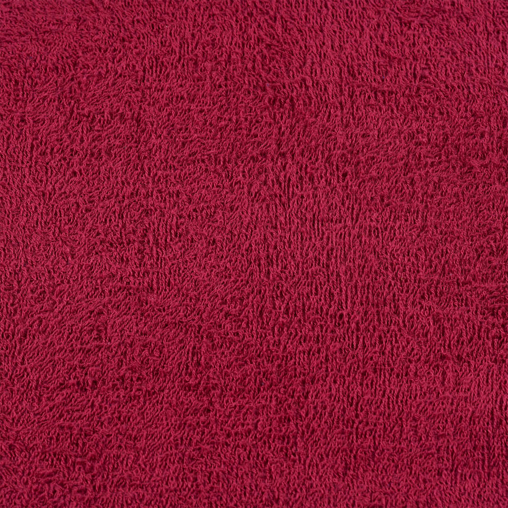 vidaXL Ręczniki, FROGN, 2 szt., bordowe, 100x200 cm, 360 g/m²