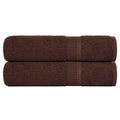 vidaXL Ręczniki do rąk, FROGN, 2 szt., brązowe, 50x100 cm, 360 g/m²