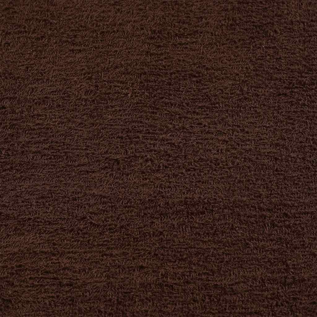 vidaXL Ręczniki do rąk, FROGN, 4 szt., brązowe, 50x100 cm, 360 g/m²