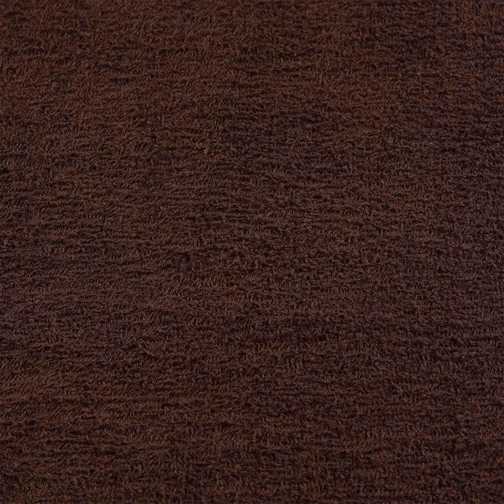 vidaXL Ręczniki kąpielowe, FROGN, 2 szt., brązowe, 100x150 cm, 360 g/m²