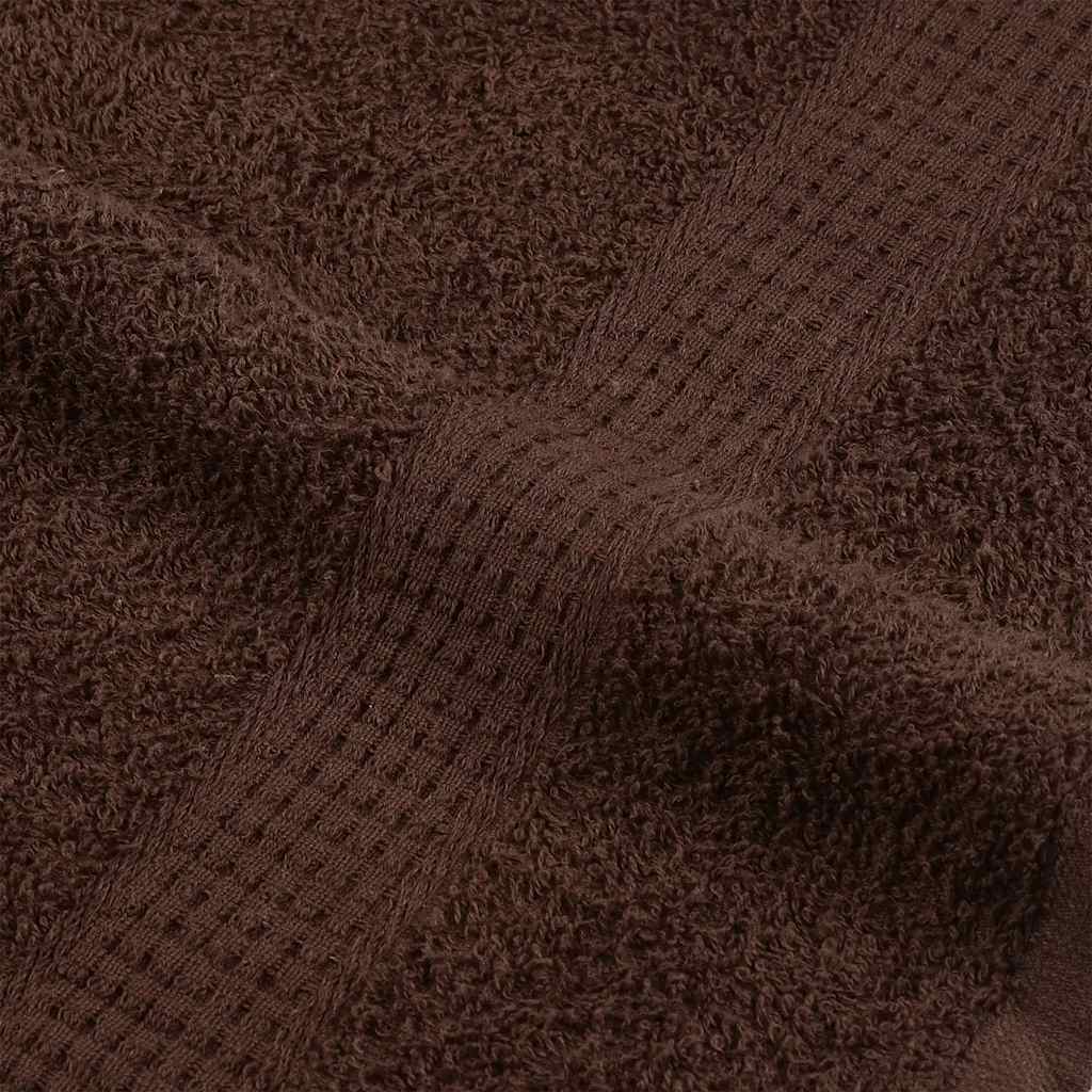 vidaXL Ręczniki kąpielowe, FROGN, 2 szt., brązowe, 100x150 cm, 360 g/m²