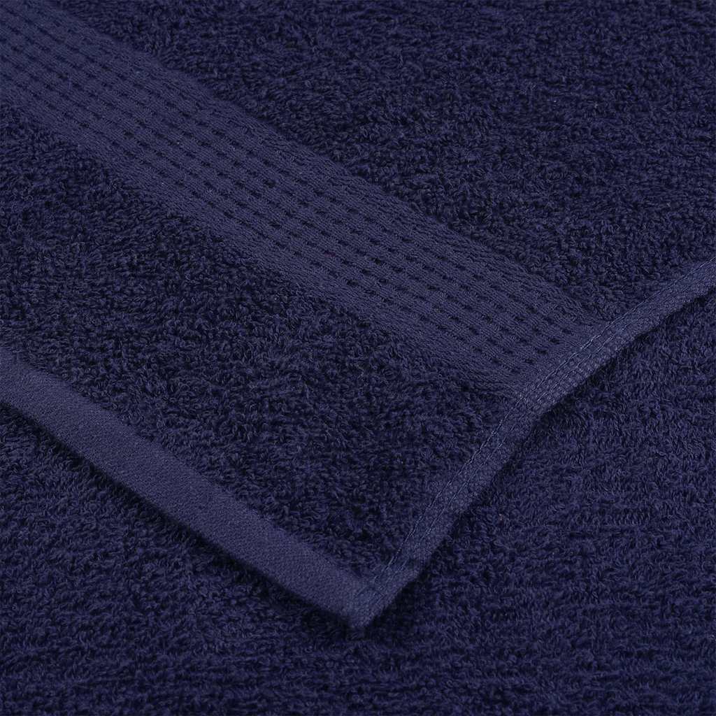 vidaXL Ręczniki do sauny FROGN 4 szt. Granatowy 360 g/m²