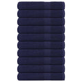 vidaXL Ręczniki FROGN 10 szt. Granatowy 100x200 cm 360 g/m²
