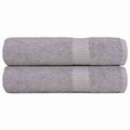 vidaXL Ręczniki prysznicowe FROGN 2 szt. Szare 70x140cm 360 g/m²