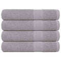vidaXL Ręczniki do sauny FROGN 4 szt. Szare 80x200 cm 360 g/m²
