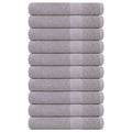 vidaXL Ręczniki do sauny FROGN 10 szt. Szare 80x200 cm 360 g/m²