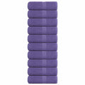 vidaXL Ręczniki, FROGN, 10 szt., fioletowe, 30x30 cm, 360 g/m²