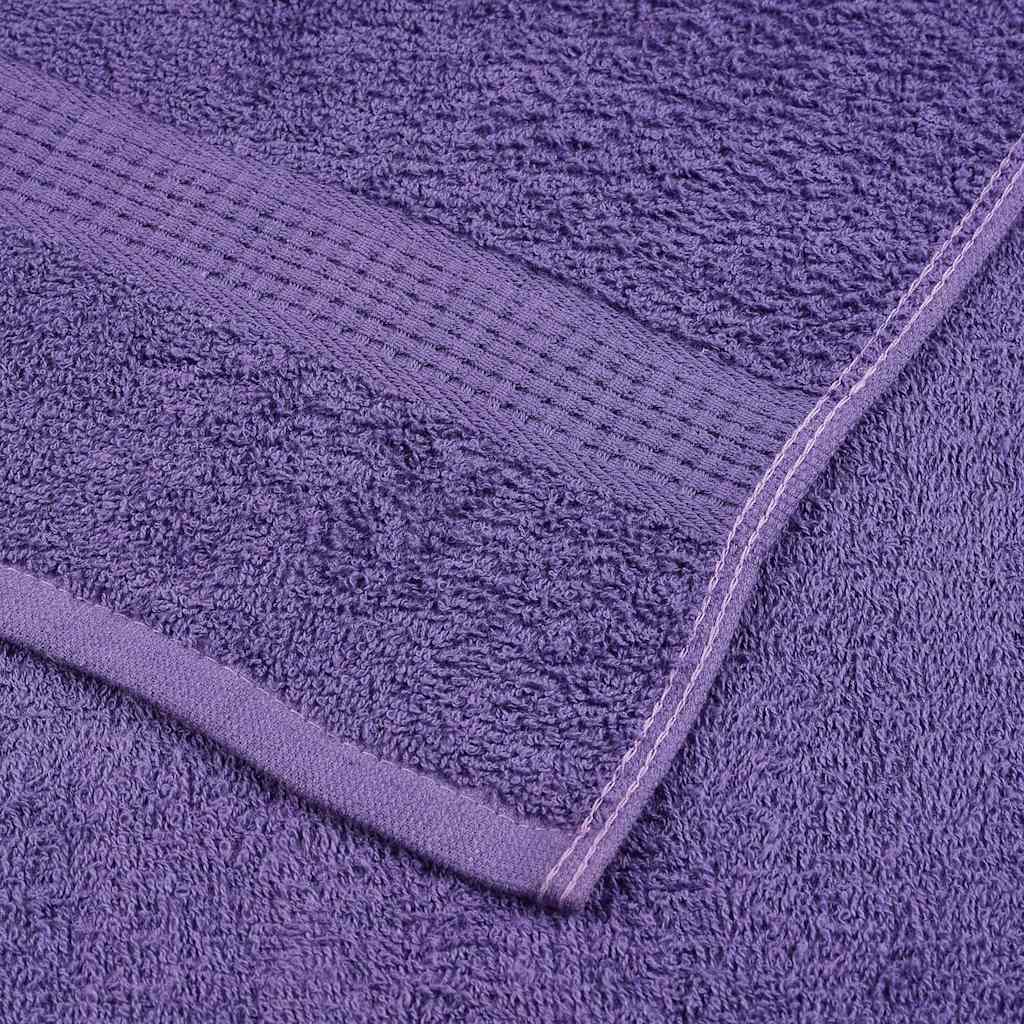 vidaXL Ręczniki do sauny, FROGN, 4 szt., fioletowy, 80x200 cm, 360 g/m²