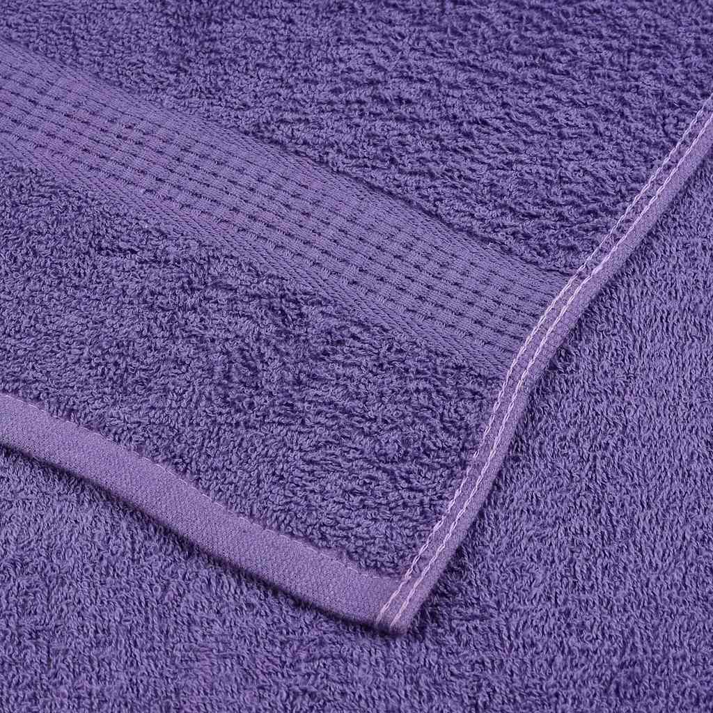 vidaXL Ręczniki do sauny, FROGN, 10 szt., fioletowy, 80x200 cm, 360 g/m²