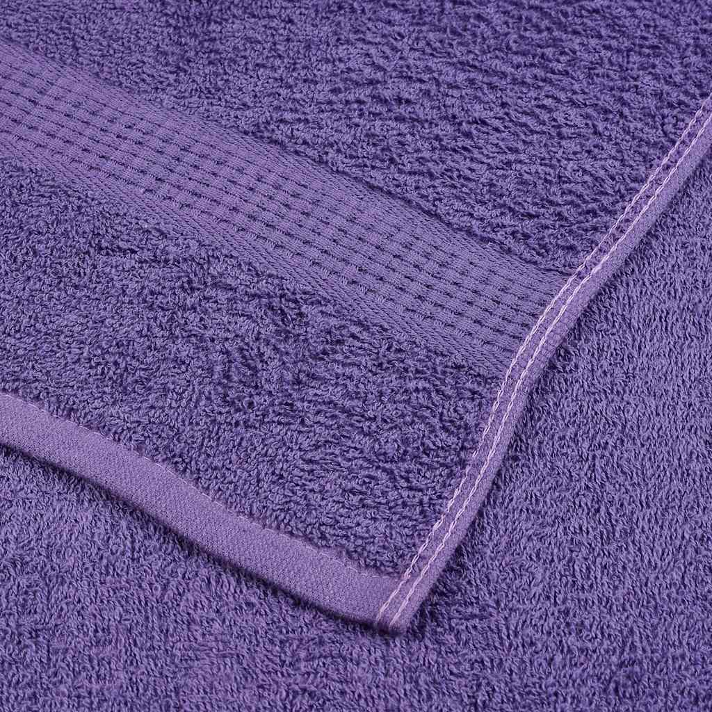 vidaXL Ręczniki, FROGN, 2 szt., fioletowy, 100x200 cm, 360 g/m²