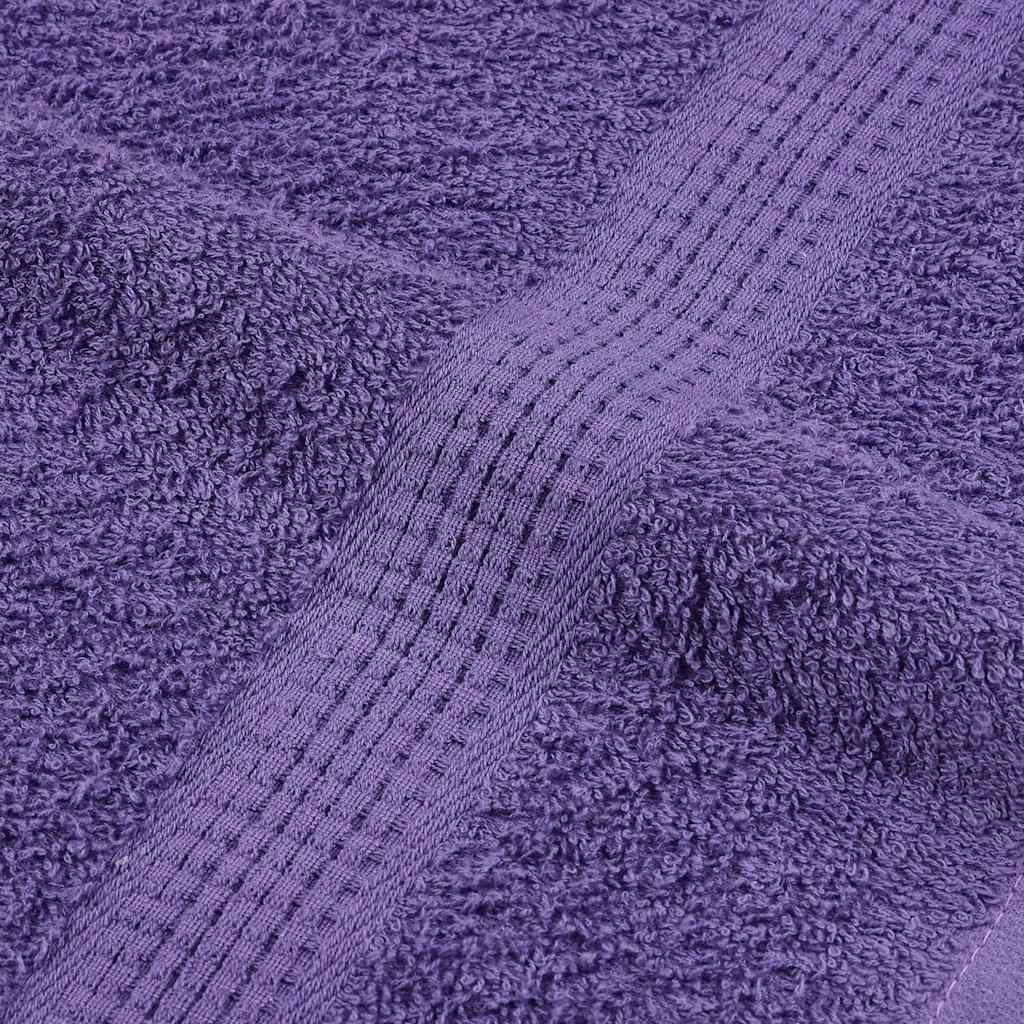 vidaXL Ręczniki, FROGN, 2 szt., fioletowy, 100x200 cm, 360 g/m²