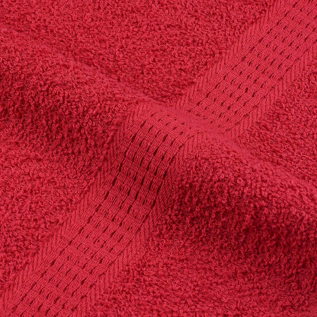 vidaXL Ręczniki, FROGN, 2 szt., czerwone, 30x30 cm, 360 g/m²