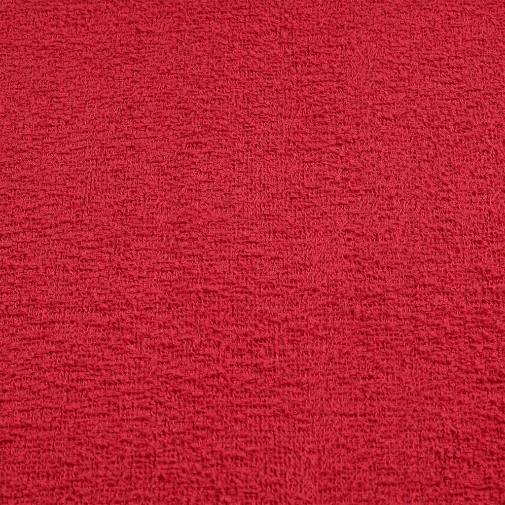 vidaXL Ręczniki dla gości, FROGN, 10 szt., czerwone, 30x50 cm, 360 g/m²