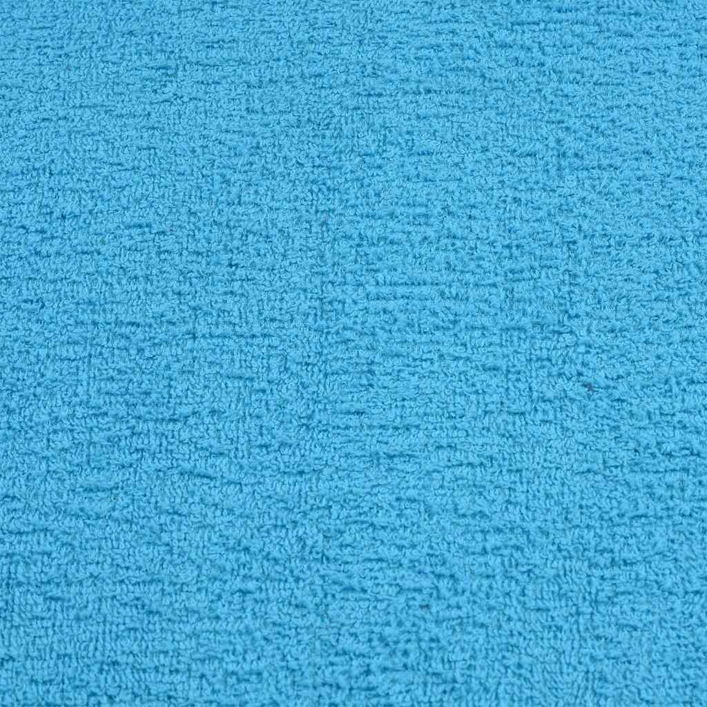 vidaXL Ręczniki, FROGN, 2 szt., turkusowe, 30x30 cm, 360 g/m²