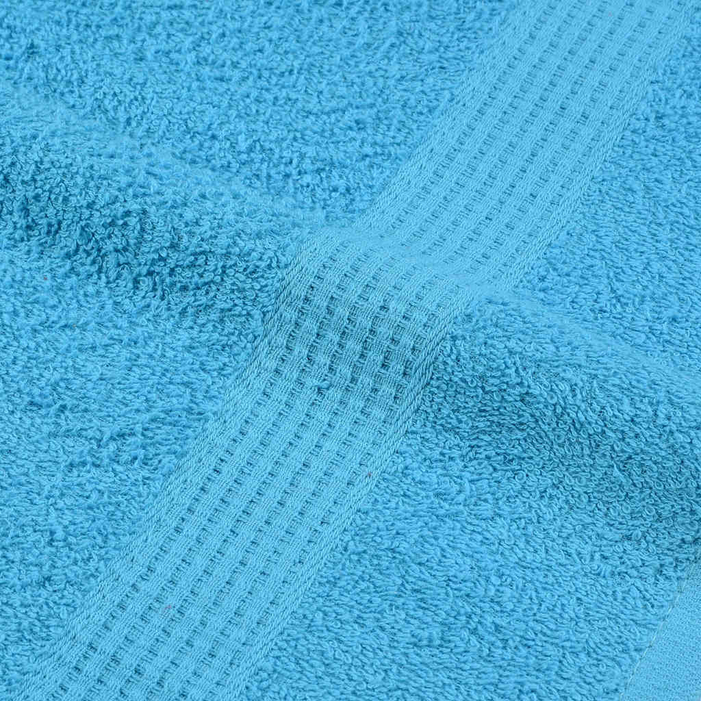vidaXL Ręczniki, FROGN, 10 szt., turkusowe, 30x30 cm, 360 g/m²