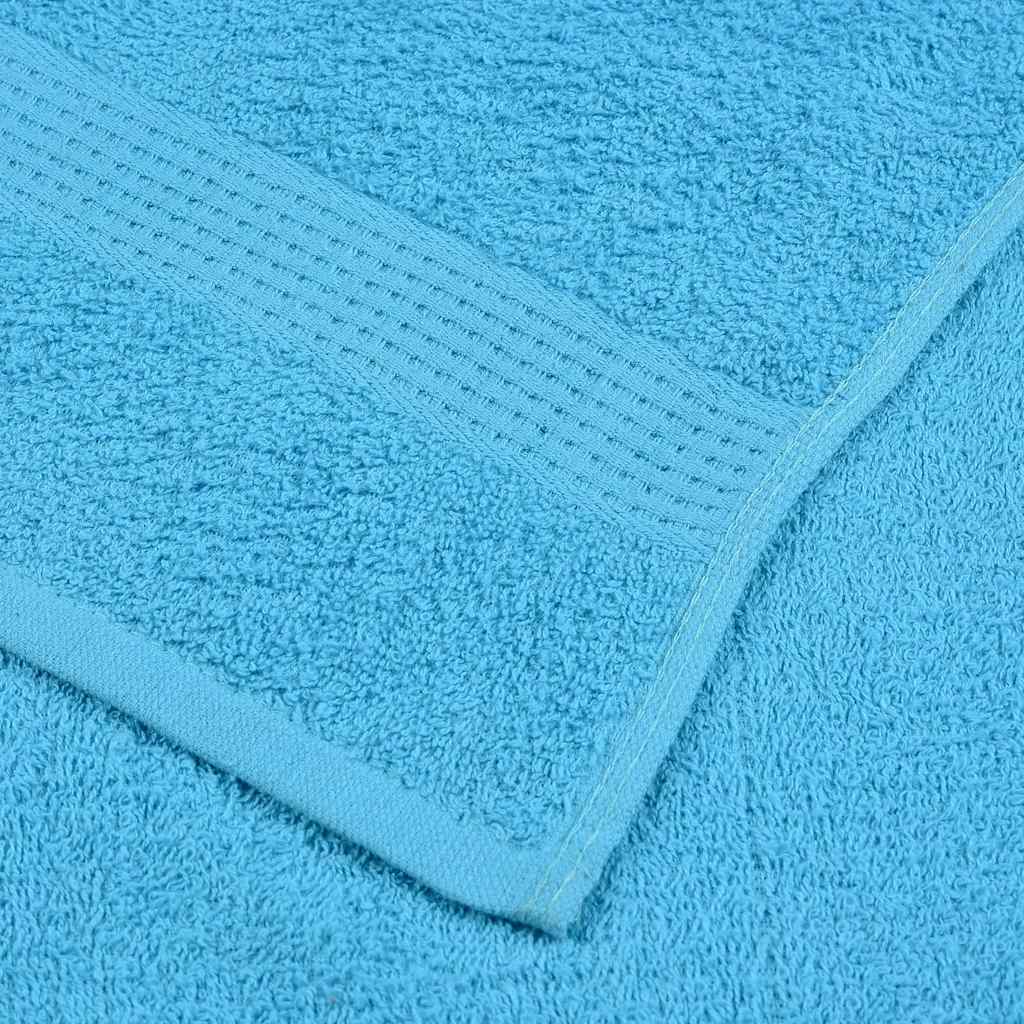 vidaXL Ręczniki kąpielowe, FROGN, 4 szt., turkusowe, 70x140 cm, 360 g/m²
