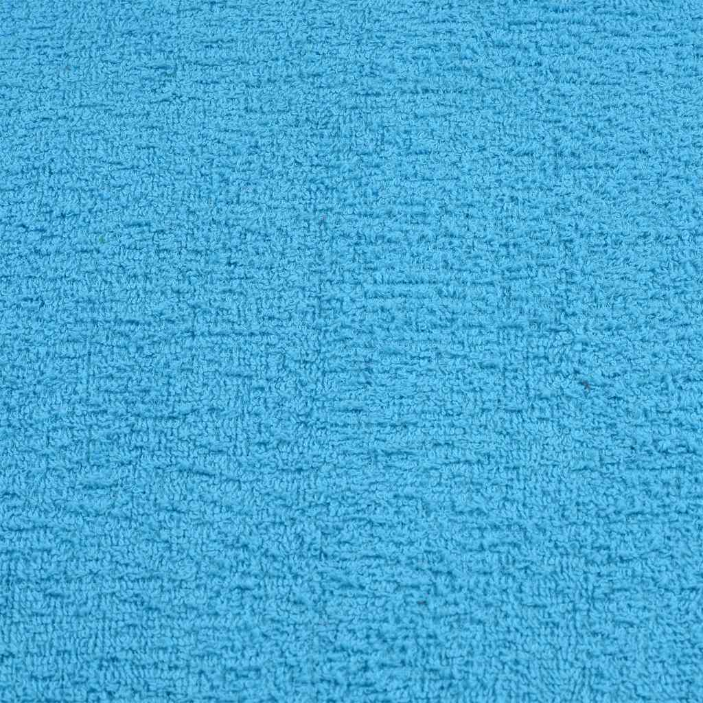 vidaXL Ręczniki do sauny, FROGN, 2 szt., turkusowe, 80x200 cm, 360 g/m²