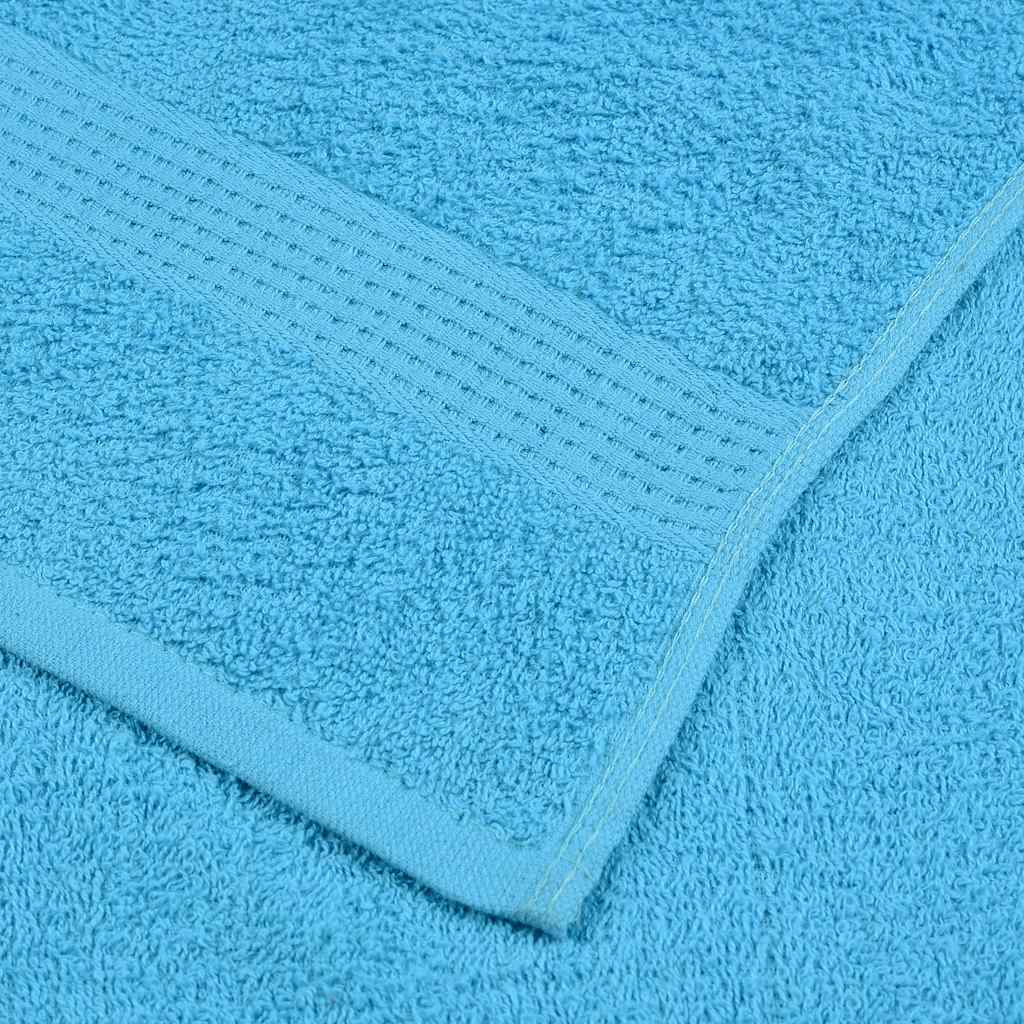 vidaXL Ręczniki do sauny, FROGN, 2 szt., turkusowe, 80x200 cm, 360 g/m²