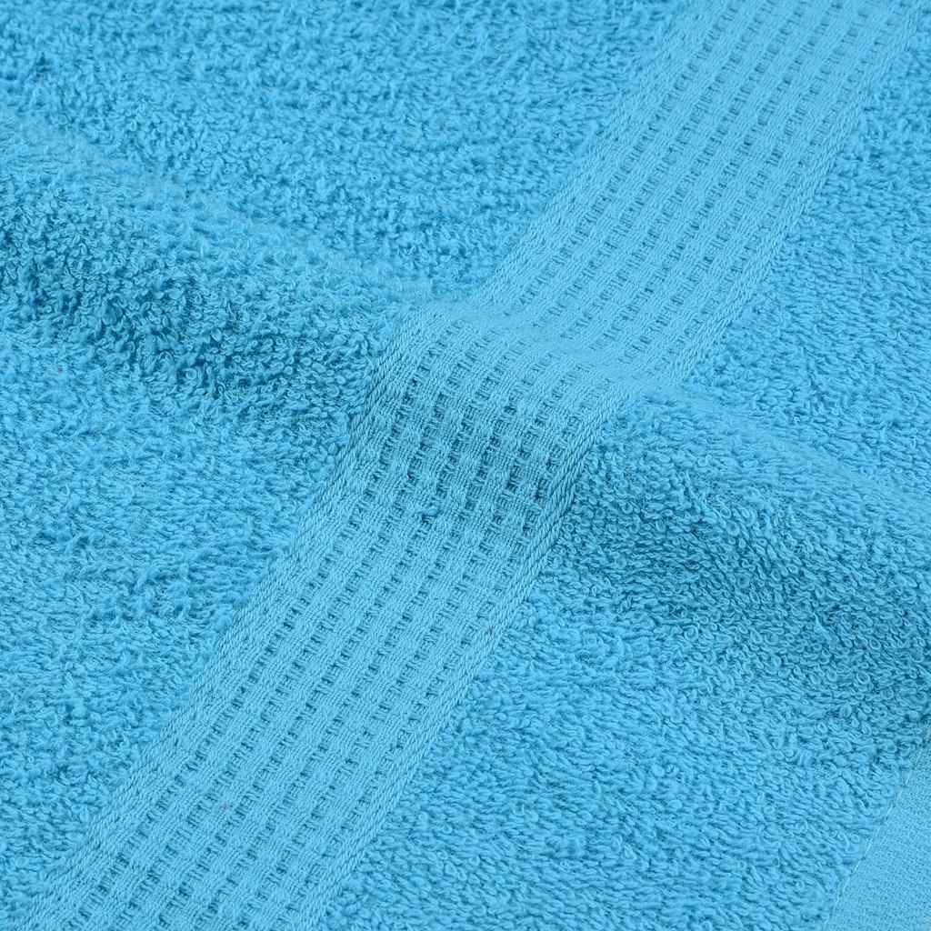 vidaXL Ręczniki do sauny, FROGN, 2 szt., turkusowe, 80x200 cm, 360 g/m²