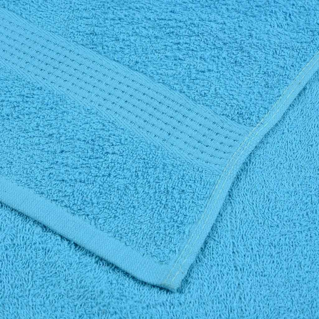 vidaXL Ręczniki, FROGN, 2 szt., turkusowe, 100x200 cm, 360 g/m²