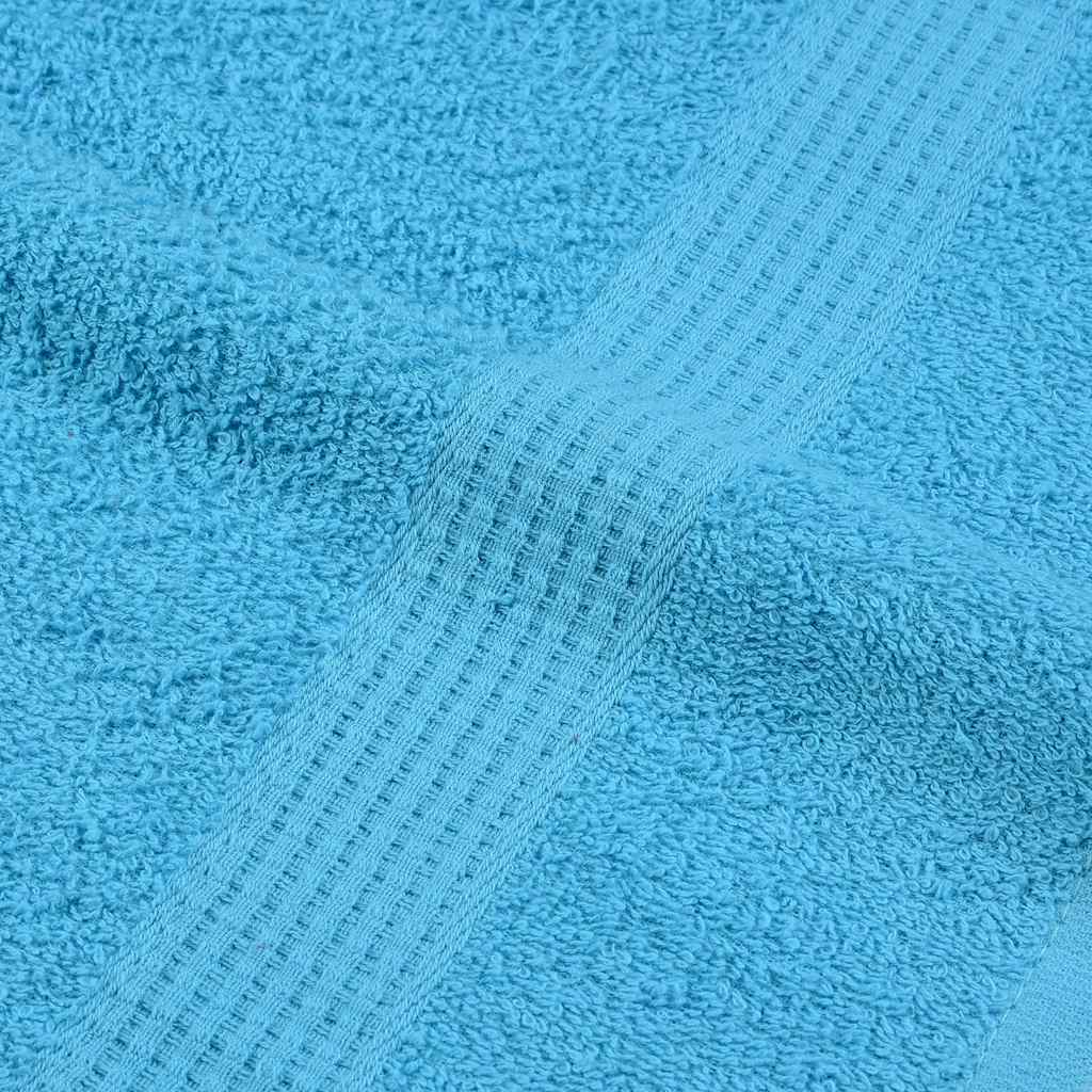 vidaXL Ręczniki, FROGN, 2 szt., turkusowe, 100x200 cm, 360 g/m²