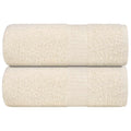 vidaXL Ręczniki, FROGN, 2 szt., kremowe, 30x30 cm, 360 g/m²