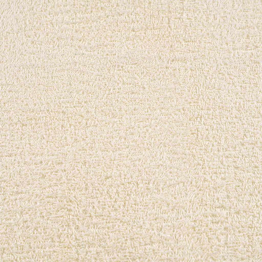vidaXL Ręczniki do sauny, FROGN, 4 szt, kremowe, 80x200 cm, 360 g/m²