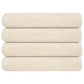 vidaXL Ręczniki, FROGN, 4 szt, kremowe, 100x200 cm, 360 g/m²
