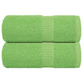 vidaXL Ręczniki, FROGN, 2 szt., jabłkowo-zielone, 30x30 cm, 360 g/m²