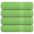 vidaXL Ręczniki do rąk, FROGN, 4 szt, zielone, 50x100 cm, 360 g/m²