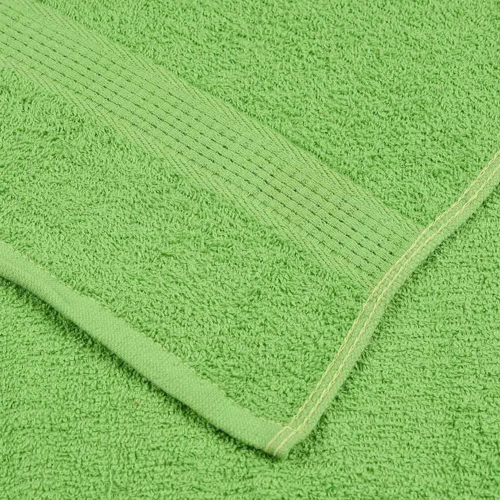vidaXL Ręczniki do rąk, FROGN, 10 szt, zielone, 50x100 cm, 360 g/m²
