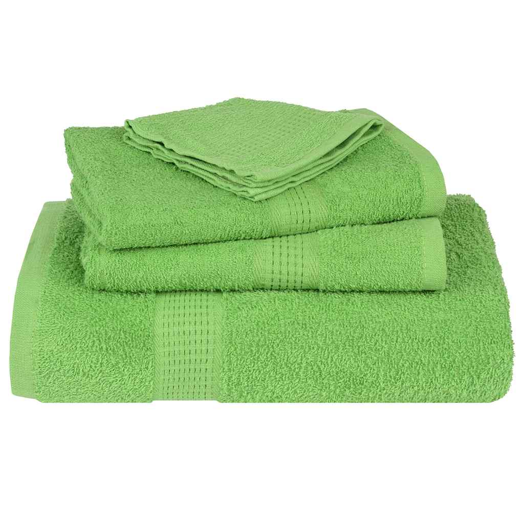 vidaXL Ręczniki kąpielowe, FROGN, 2 szt, zielone, 100x150 cm, 360 g/m²