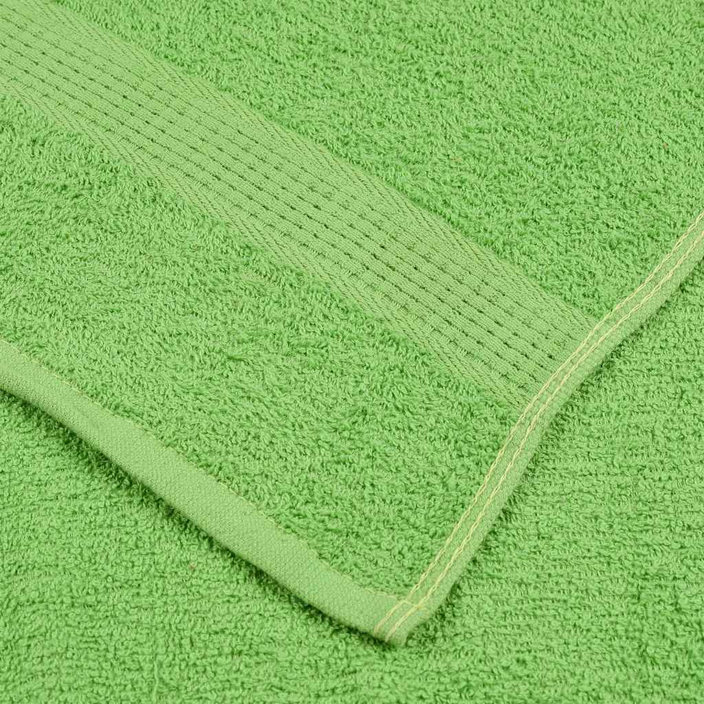 vidaXL Ręczniki kąpielowe, FROGN, 2 szt, zielone, 100x150 cm, 360 g/m²