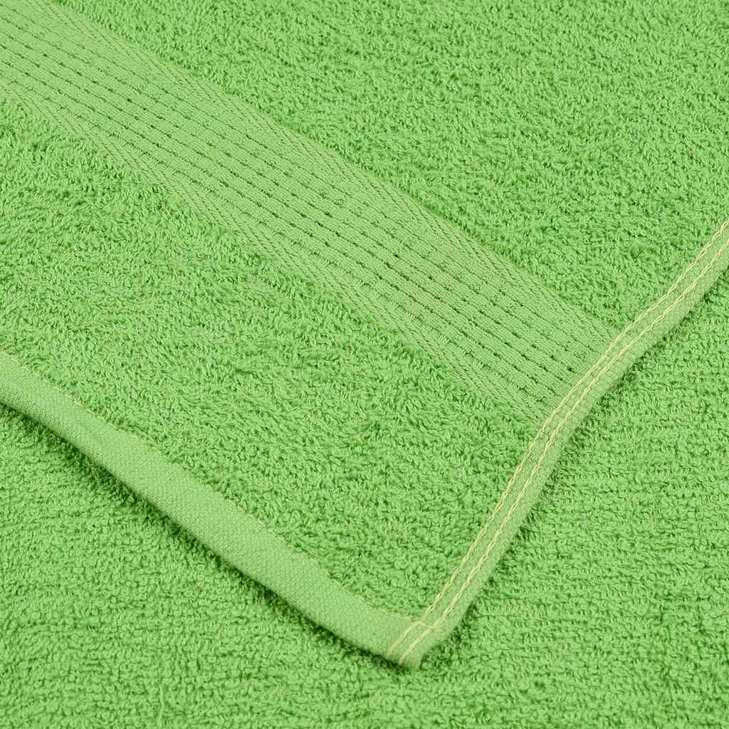 vidaXL Ręczniki, FROGN, 4 szt, zielone jabłko, 100x200 cm, 360 g/m²