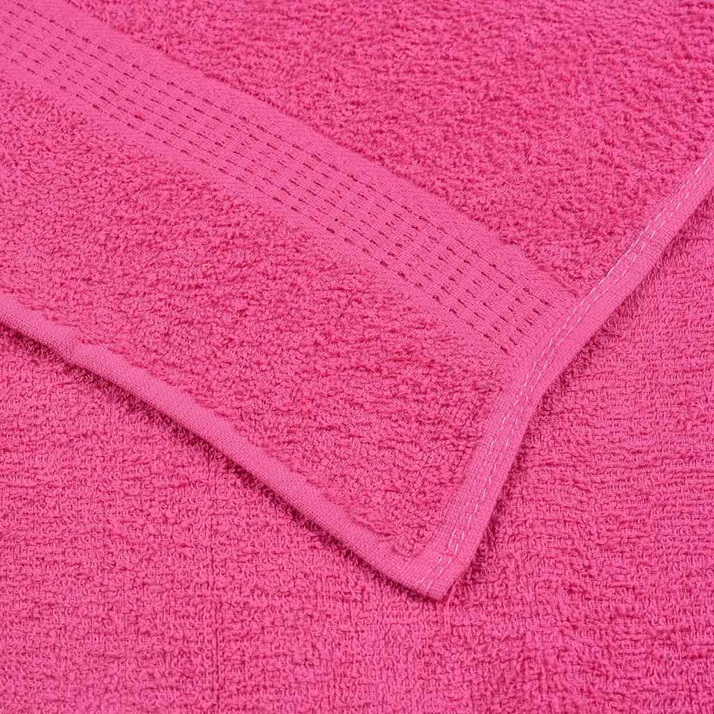 vidaXL Ręczniki do rąk, FROGN, 2 szt, różowe, 50x100 cm, 360 g/m²