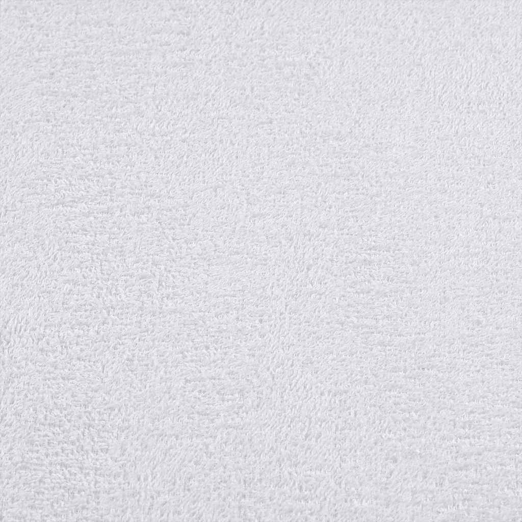 vidaXL 6-cz. zestaw ręczników, FROGN, biały, 360 g/m²