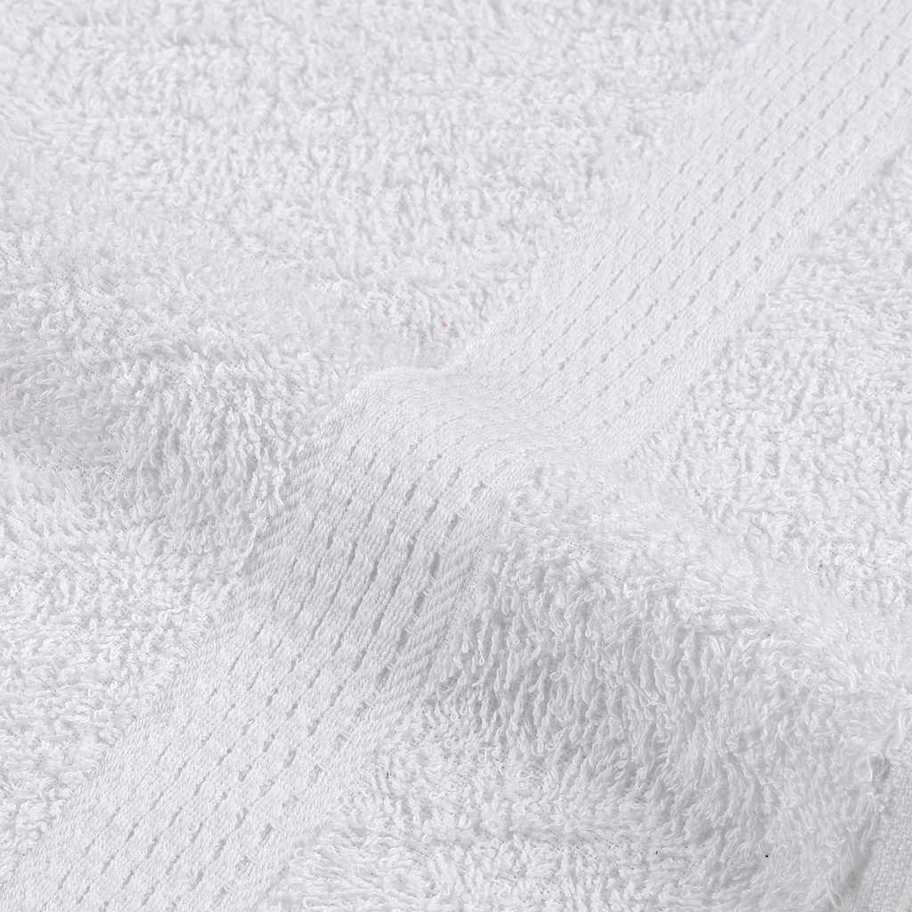 vidaXL 6-cz. zestaw ręczników, FROGN, biały, 360 g/m²