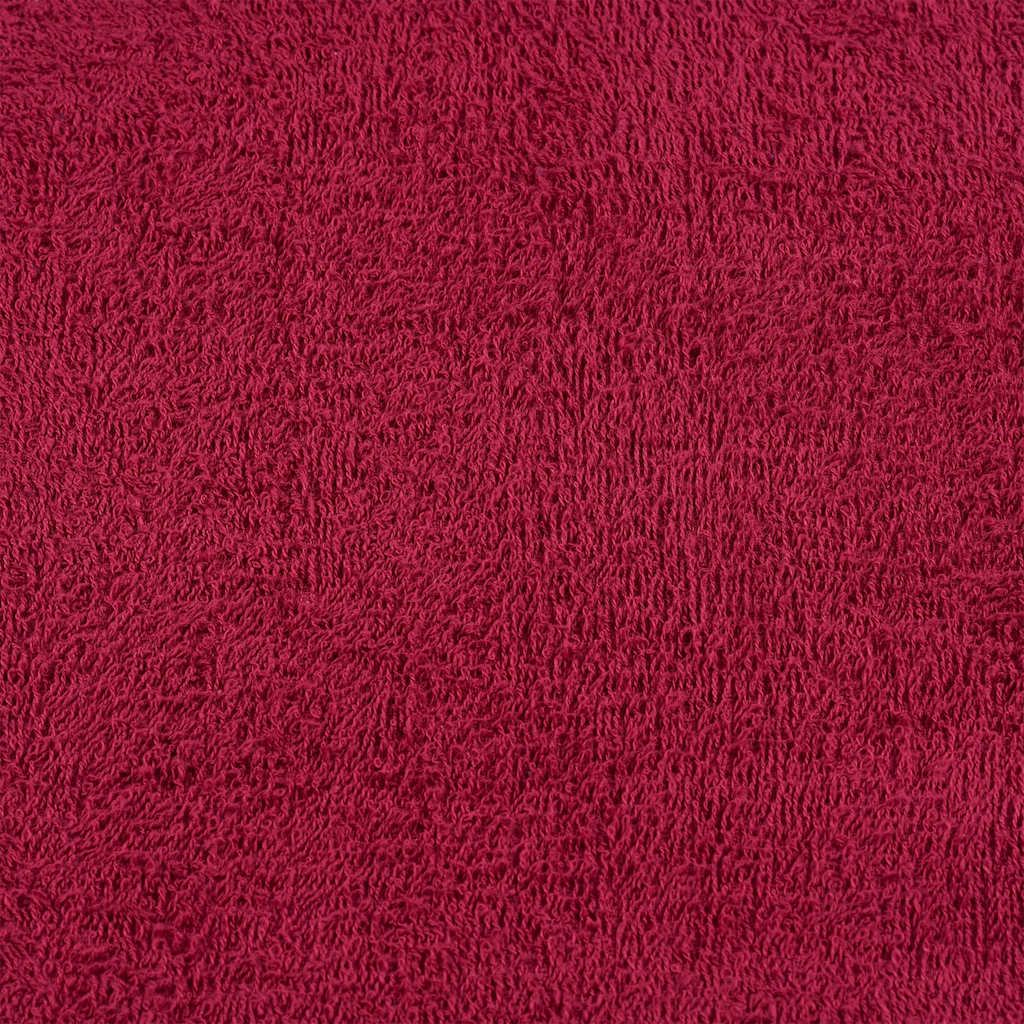 vidaXL 6-cz. zestaw ręczników, FROGN, bordo, 360 g/m²