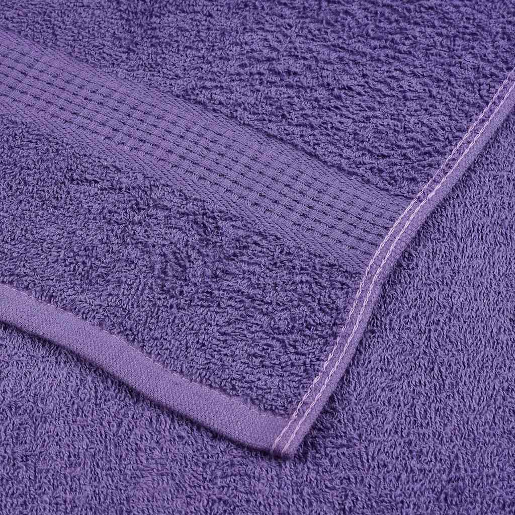 vidaXL 6-cz. zestaw ręczników, FROGN, fioletowy, 360 g/m²