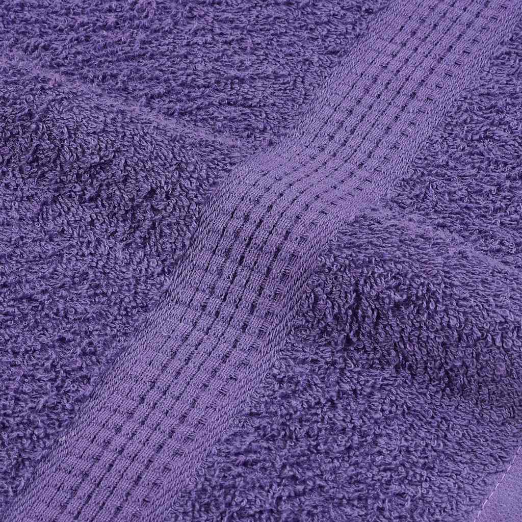 vidaXL 6-cz. zestaw ręczników, FROGN, fioletowy, 360 g/m²
