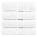 vidaXL Ręczniczki premium, SOLUND, 4 szt., białe, 30x50 cm, 600 g/m²