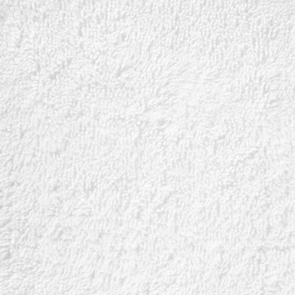 vidaXL Ręczniki premium, SOLUND, 4 szt., białe, 50x100 cm, 600 g/m²