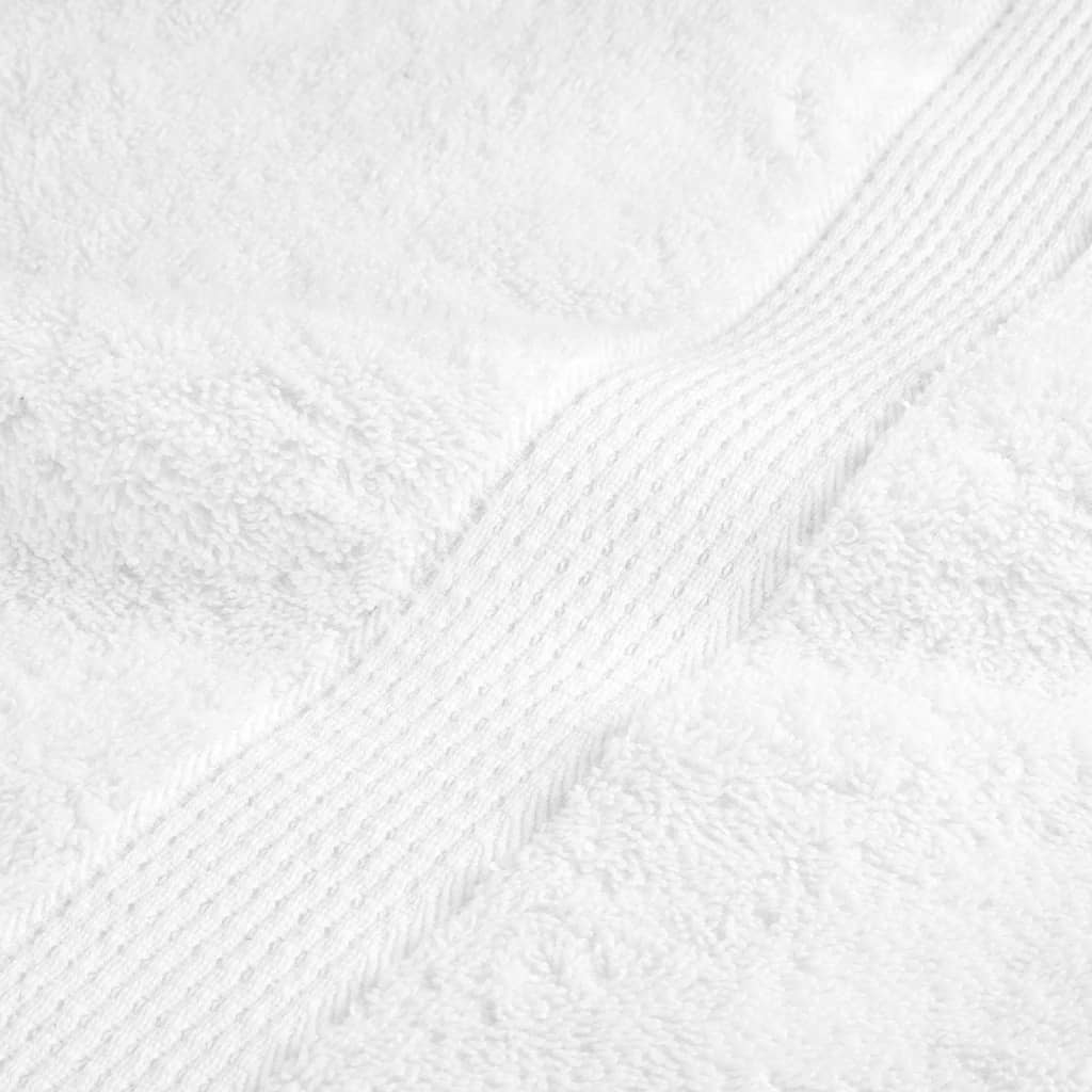 vidaXL Ręczniki premium, SOLUND, 2 szt., białe, 70x140 cm, 600 g/m²