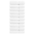 vidaXL Ręczniki premium, SOLUND, 10 szt., białe, 70x140 cm, 600 g/m²